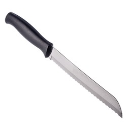 Tramontina Athus Нож для хлеба 18см, черная ручка 23082/007