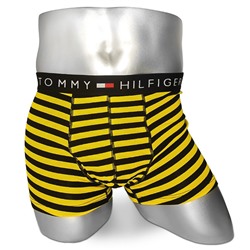 Мужские боксеры Tommy Hilfiger желтые в черную полоску T17