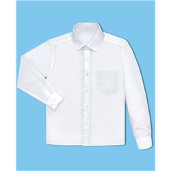 Белая школьная рубашка для мальчика 4179-МП16