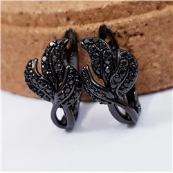 Серьги коллекция Xuping   Black покрытие позолота