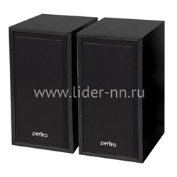 Мультимедийные стерео колонки Perfeo CABINET USB (черный дерево)