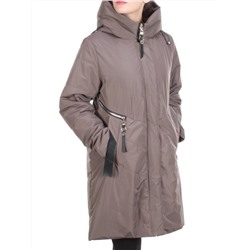 Z619-1 DARK BEIGE Куртка демисезонная женская (100 гр. синтепон)