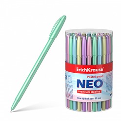 Ручка шариковая 0,7 мм, синяя "Neo Pastel pearl" (ErichKrause)