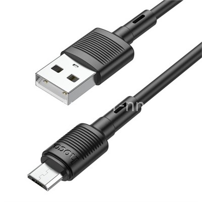 USB кабель micro USB 1.0м HOCO X83 (черный)