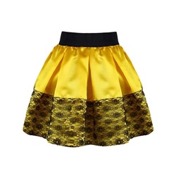 Жёлтая юбка для девочки 83136-ДН18
