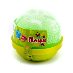 Лизун "Слайм Плюх" зеленый с шариками, капсула, 40 гр. (Опт-Смайл)