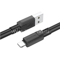 USB кабель Lightning 1.0м BOROFONE BX81 (черный) 2.4A