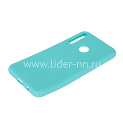 Задняя панель для Huawei Honor 9C Силикон матовый (бирюза)