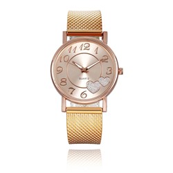 WA103 Часы наручные, d.3,5см, цвет розовое золото