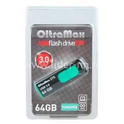 USB Flash 64GB Oltramax (270) бирюзовый 3.0