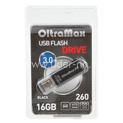USB Flash 16GB Oltramax (260) черный 3.0