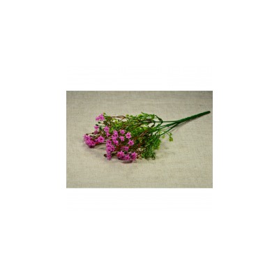 Ветка искусственная «Мелкоцвет»  цветок розовый 30 см