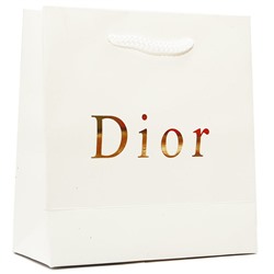 Подарочный пакет Dior 13x6x14 см(золотая надпись)
