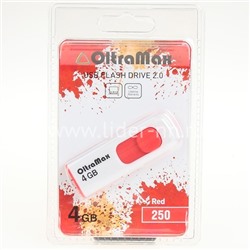 USB Flash 4GB Oltramax (250) красный