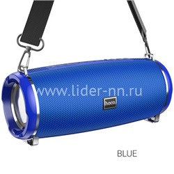 Колонка HOCO (HC2) Bluetooth/USB/MicroSD/LED (синяя)