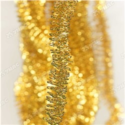 Мишура YТ22-23А золото d-2,5см L2м (барашек)
