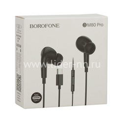 Наушники MP3/MP4 BOROFONE (BM80 Pro) Type-C разъем/микрофон/кнопка ответа вызова (черные)