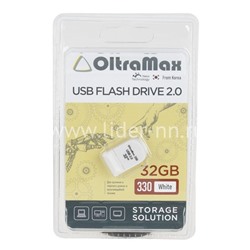 USB Flash 32GB Oltramax (330) белый