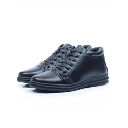 TYM927A BLACK Ботинки зимние мужские (искусственная кожа, искусственный мех) размер 40