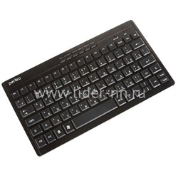 Клавиатура Perfeo (PF-8006) COMPACT Multimedia USB беспроводная (черная)