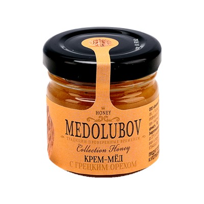 Мёд-суфле Медолюбов с грецким орехом 40мл