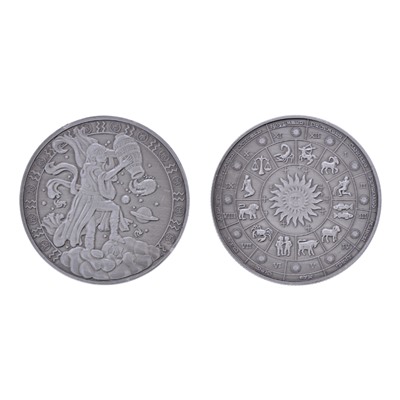 MN020-11 Сувенирная монета Знаки Зодиака Водолей, d.4см