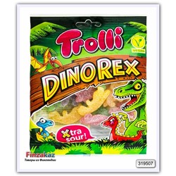 Trolli мармелад жевательный "Динозавры" суперкислый Dino Rex 100 гр