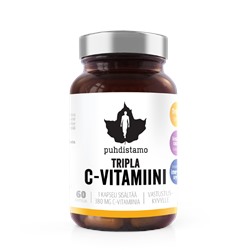 Тройной витамин PUHDISTAMO Tripla C-vitamiini 60 кап