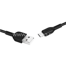USB кабель micro USB 2.0м HOCO X20 (черный) 2.4A