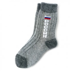 Теплые шерстяные носки "Россия" - 504.59