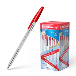Ручка шарик R-301 Stick Classic 1.0, красный