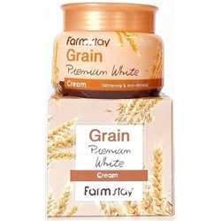 Осветляющий крем с маслом ростков пшеницы FarmStay Grain Premium White Cream, 100g