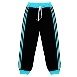 Чёрные спортивные брюки для мальчика 79252-МС18