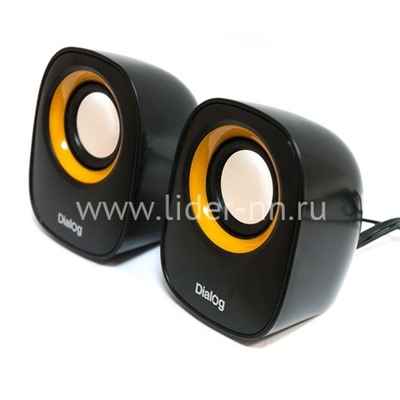 Акустические колонки DIALOG Colibri AC-06UP 2.0, 6Вт,черные