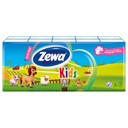ZEWA Платочки для носа Детские 3х-слойн.