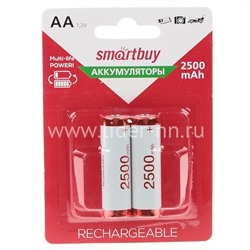 Аккумулятор Smartbuy LR6/2B 2500mAh (AA)