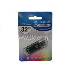 USB Flash 32GB SmartBuy V-Cut черный