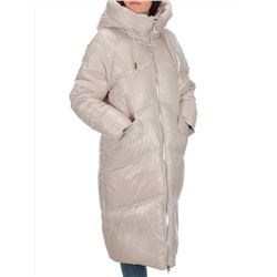 S8086 GRAY/BEIGE Пальто зимнее женское (200 гр. тинсулейт)