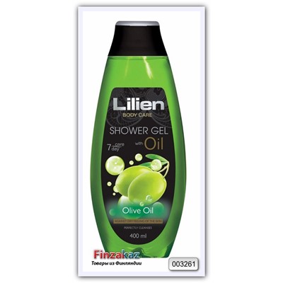Масляный гель для душа Lilien Olive Oil (Оливковое масло) 400 мл