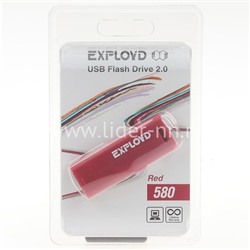 USB Flash 64GB Exployd (580) красный