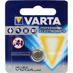 Бат час G12 (386 LR1142 LR43 V12GA) Varta 1xBL (10)