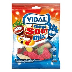 Мармелад Vidal  "Мега кислый микс" (Jelly Mega Sour mix) 100г