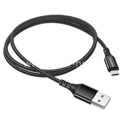 USB кабель micro USB 1.0м BOROFONE BX54 (черный) 2.4A