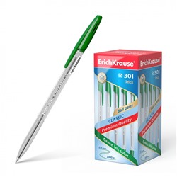 Ручка шарик R-301 Stick Classic 1.0, зеленый