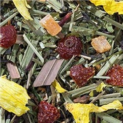 Подвиги Геракла  Смесь мелиссы, лимонной травы, ягод клюквы, имбиря и экстракта йохимбе с Юннаньским черным чаем.