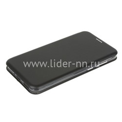Чехол-книжка для Huawei Honor 8C Brauffen (горизонтальный флип) черная (пакет)