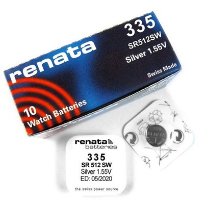 Бат час 335 SR512SW Renata 10xBL (100)