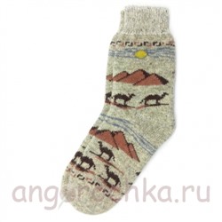 Мужские шерстяные носки "Египет" серые - 504.91