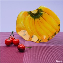 Тарелка десертная Банан 20 см/1063-Z383 / АКЦИЯ / Малая / без упаковки