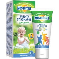 Крем от комаров 40мл Mosquitall Нежная защита д/детей (12)